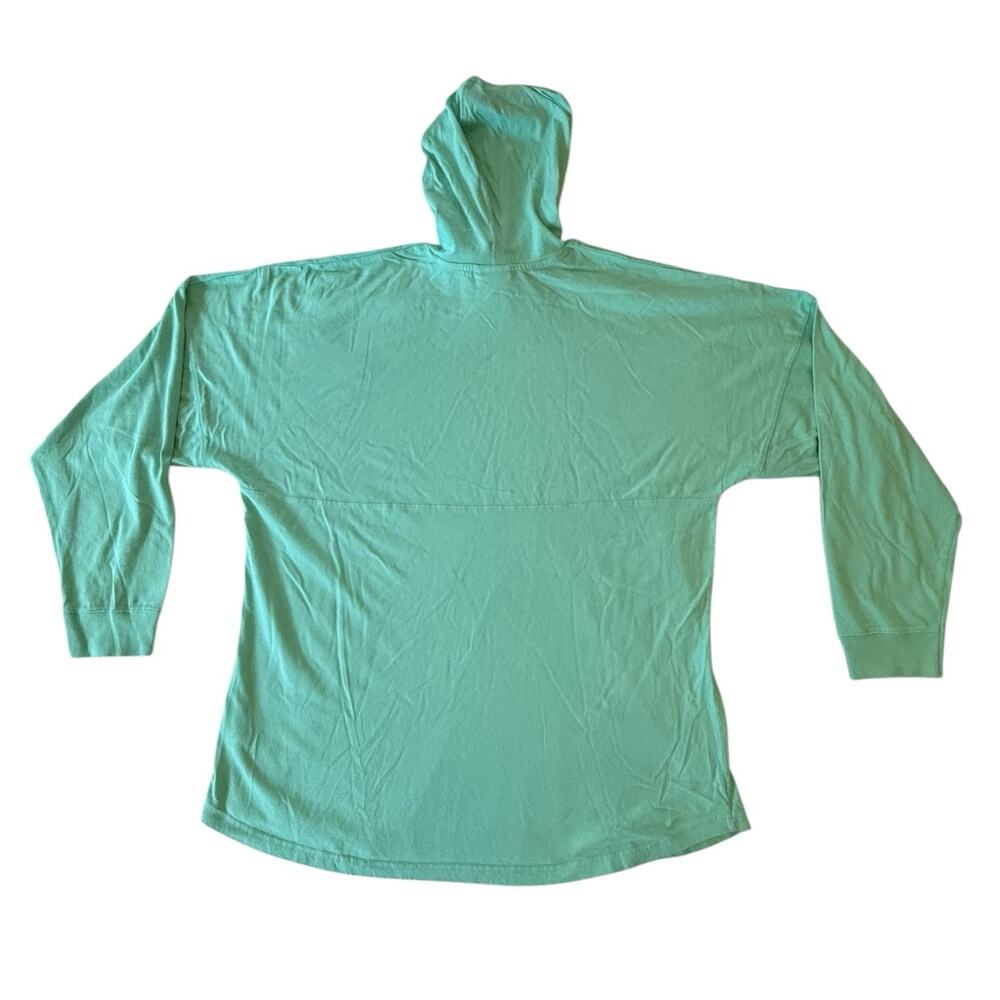 J. America Hooded Game Day Jersey Absolut. Mint Green XXL T-Shirt Cotton NWT - Picture 14 of 16